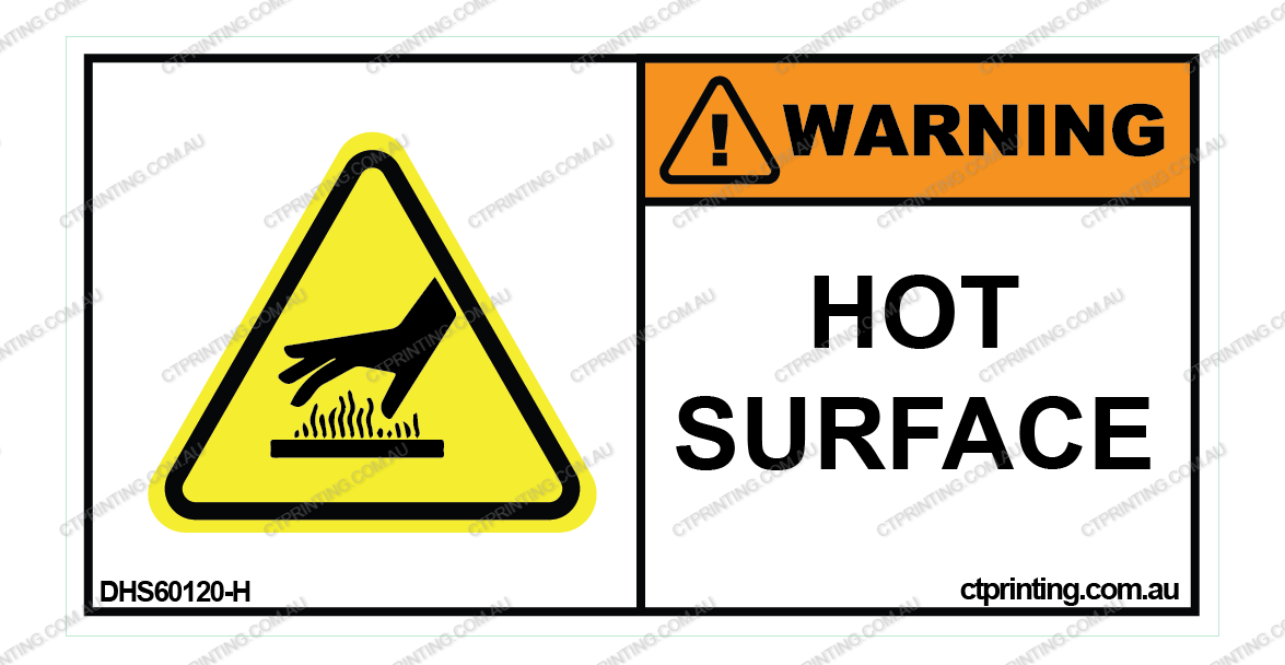 Hot Surfaces Sticker