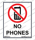 No Phones Sticker