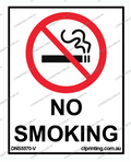 No Smoking Sticker