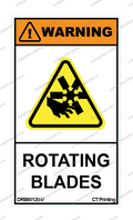 Rotating Blades Sticker
