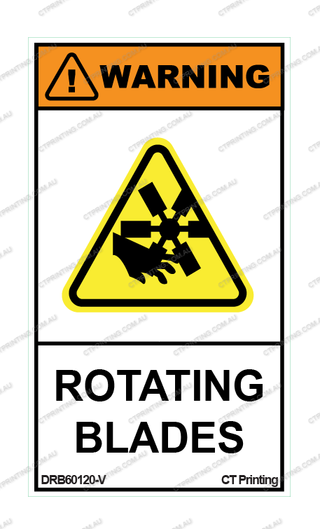 Rotating Blades Sticker
