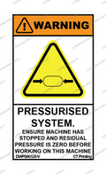 Pressurised Systems Sticker