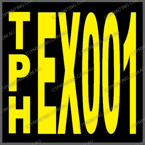 Custom Hi-Vis Vehicle ID & UHF Call Sticker/Magnet