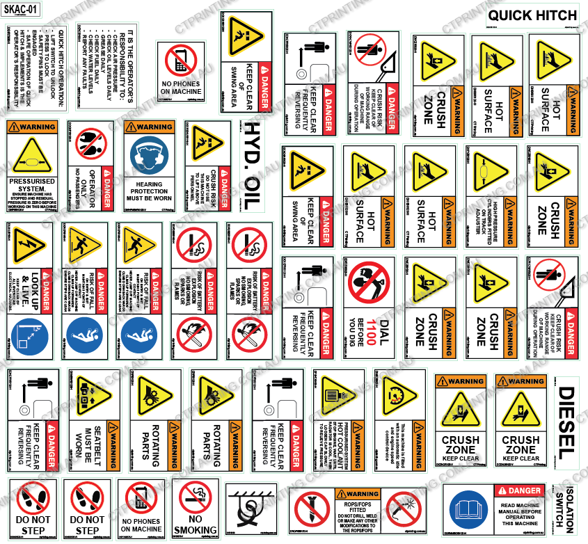 Asphalt Carrier Sticker Kit